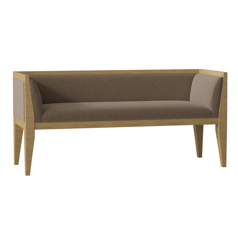 Banc rembourré Jena, Paille 3162, Noisette