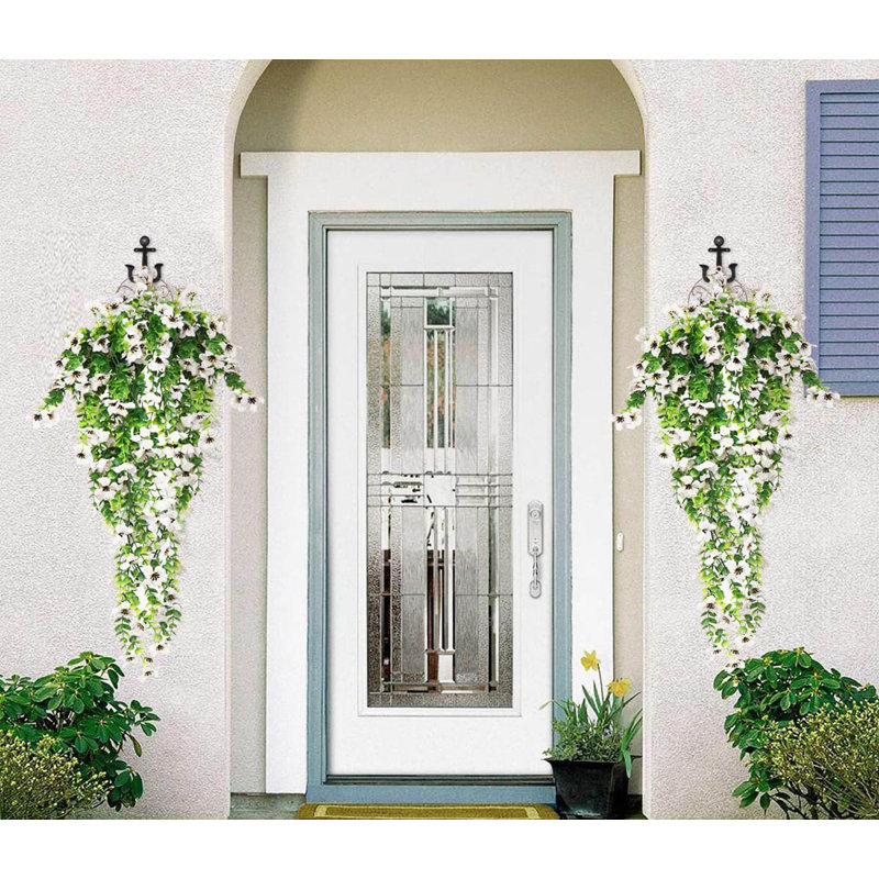 Plastic, Silk Wall Decor, White