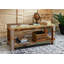 Nature Of Spirit Solid Wood Four Leg Coffee Table with Storage