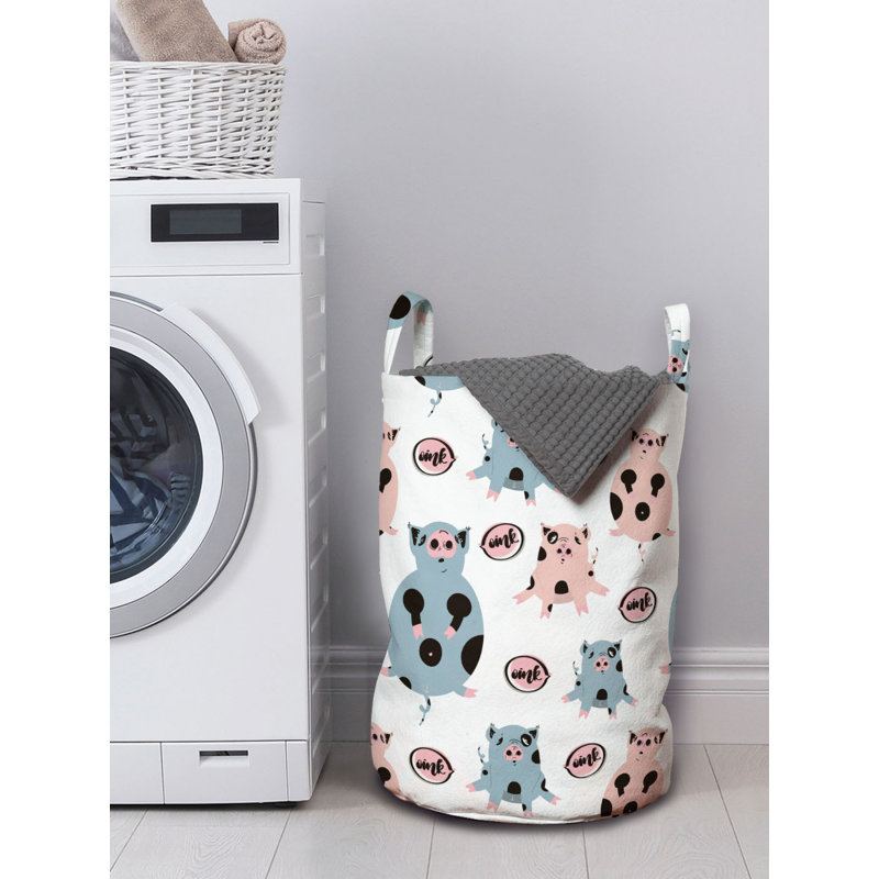 Fabric Laundry Bag with Handles