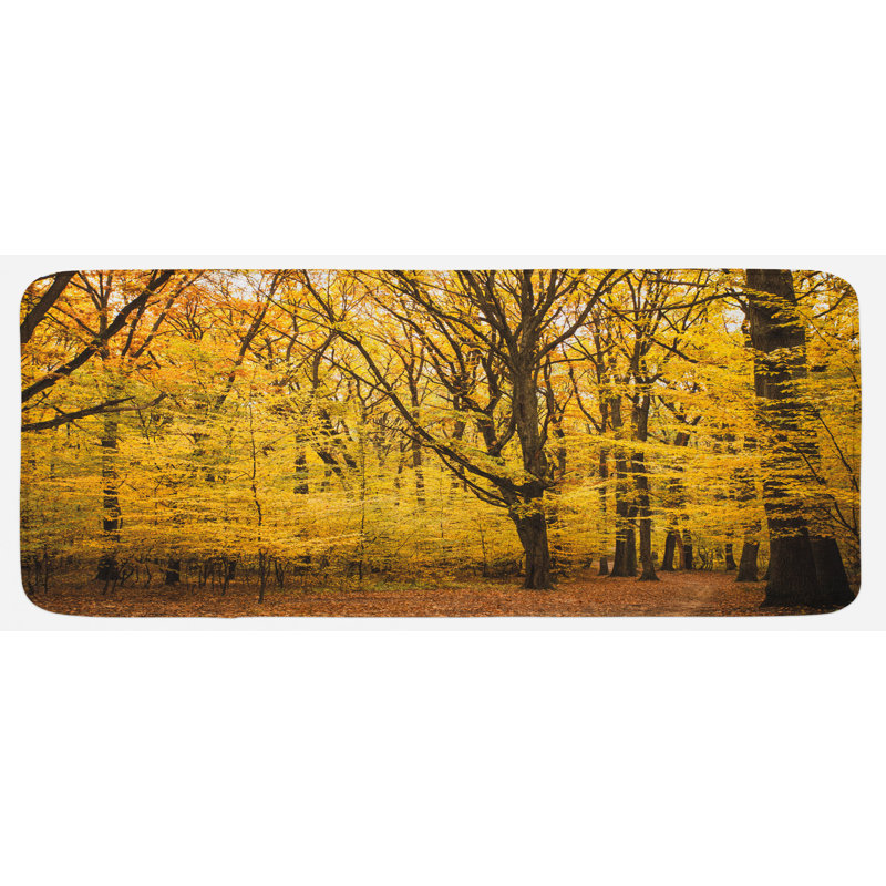 Rustic Polyester Kitchen Mat