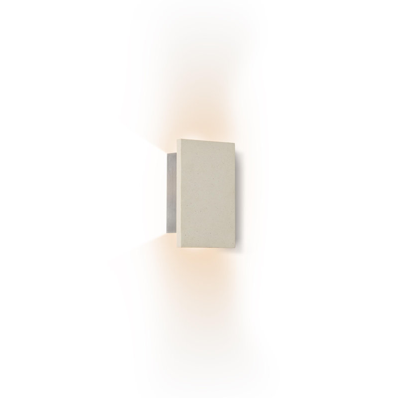 Guiliaine LED Wall Light, White Concrete, 4000K