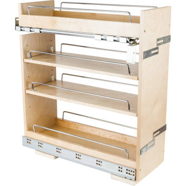 5 No Wiggle Base Cabinet Pullout Spice Rack - Door Clearance Center