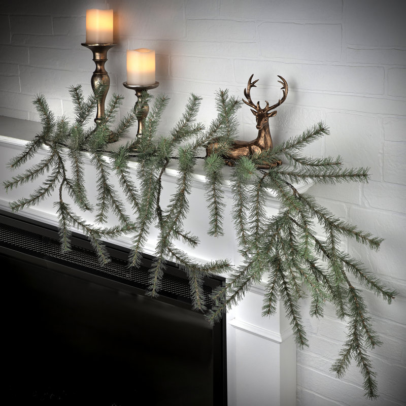 48" Glitter Skip Pine Garland