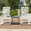 Chaises berçantes d'extérieur en PEHD pour patio-552783072
