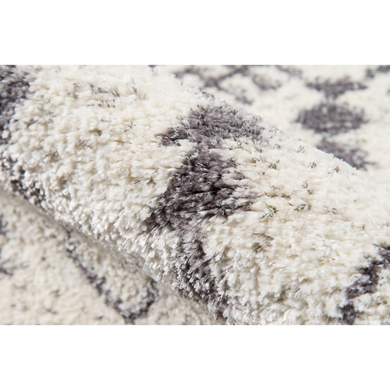 Tapis ivoire à motif sud-Ouest Begley, Rectangle 3 pi 11 po x 5 pi 7 po