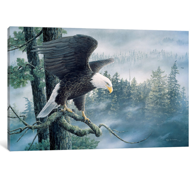 High and Mighty - reproduction d'art sur toile, H 12 po x l 18 po x P 1,5 po, Toile tendue, Pas de tapis