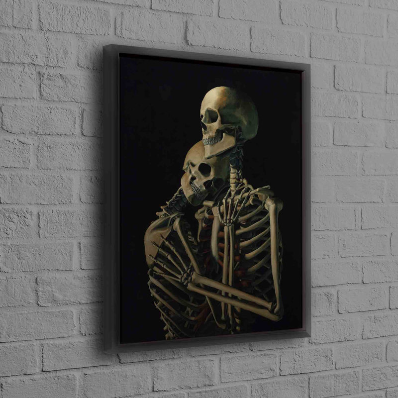 Print on Canvas, 20 cm H x 30 cm W, Framed Print without Mat, Black