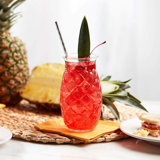 Libbey Tiki Pineapple Glasses, Set Of 4 (part Number: 56880)
