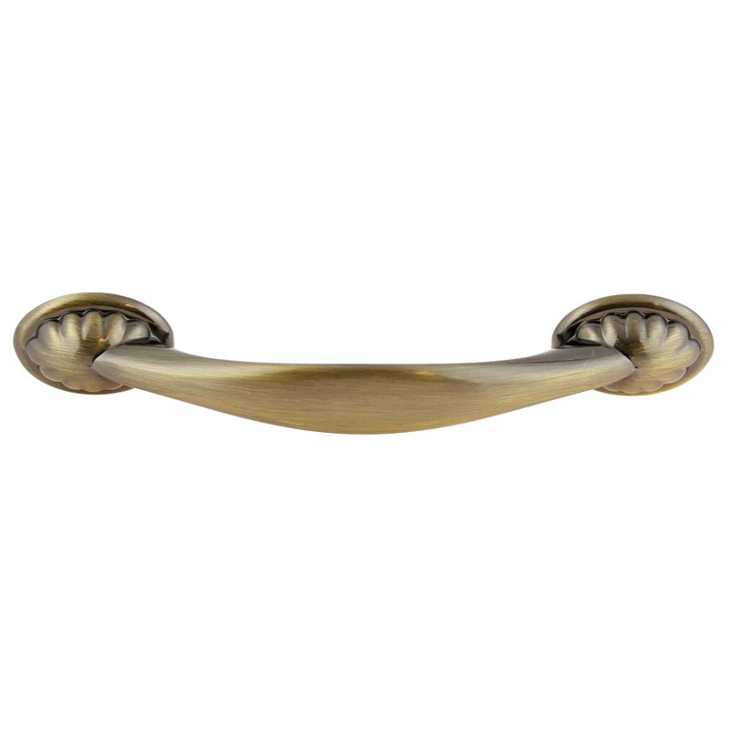 (Paquet de 5) Laiton antique à poignée double 3 po ou 3-3 / 4 po