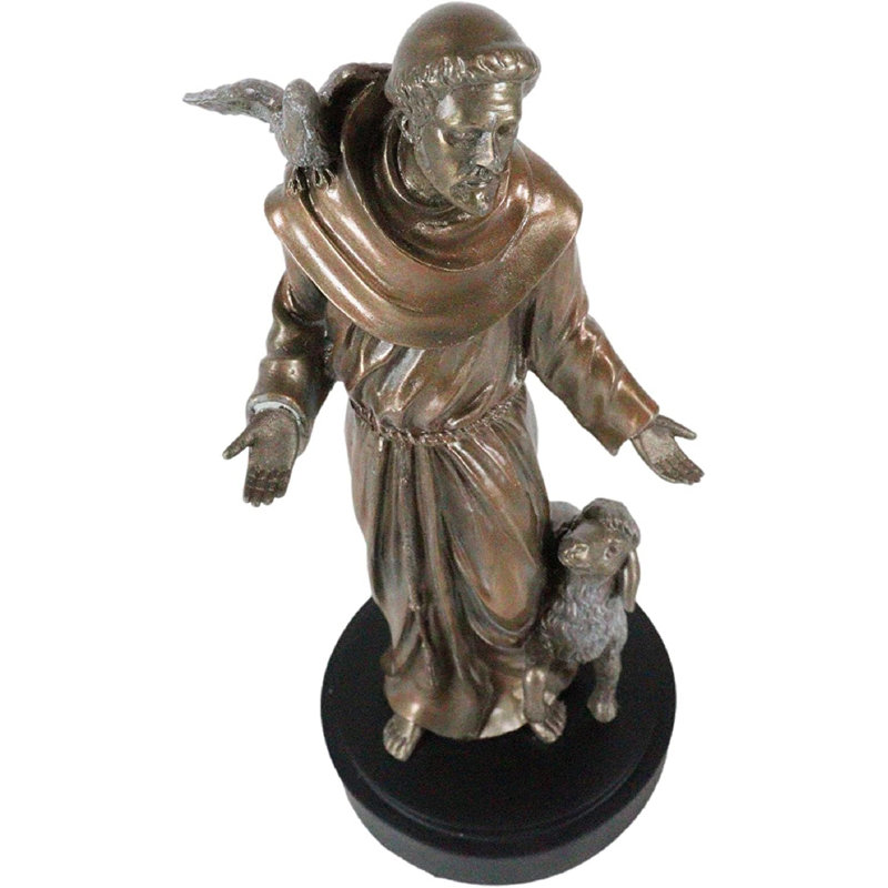 Figurine Heslar Saint François d'Assise