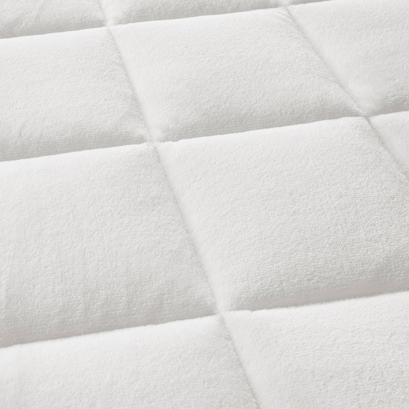 Surmatelas moelleux imperméable hypoallergénique en duvet synthétique, Très grand californien