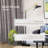 Stevani Adjustable Floor Lamps for Living Room, Standing Lamp for Bedroom with Balance Arm, Adjustable Head and Height, Tall Black and Gold Lamp (Bulb not Included)
