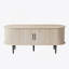 Meuble télé, console télé moderne avec compartiment de rangement et porte coulissante pour salon, chambre à coucher, bureau