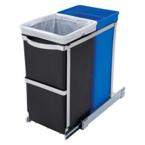 SRT24BFK12 Sure-Tuff 1' 11.5 x2' 4.5 Tall Blue Recycling Kitchen