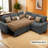 Sectional Sleeper Sofa With Pull Out Couch, Modern 5 Seat L Shaped Modular Couch, Sectionals Modular Sofa With Storage, Comfy Sectional Couches For Living Room & Apartment-1109446399