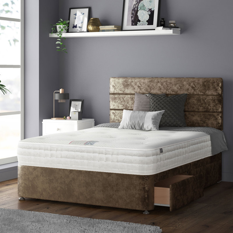 Brand Upholstered Headboard, Double (4'6), Truffle