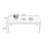 Burlywood Rectangular Solid Wood Dining Table-1952173603