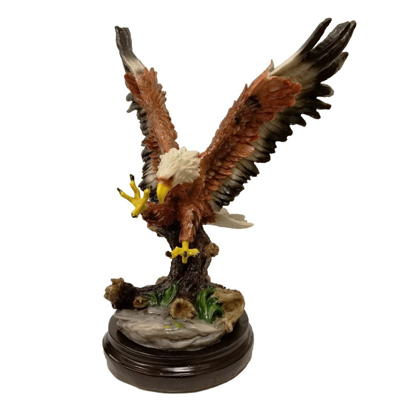 Statuette aigle en vol