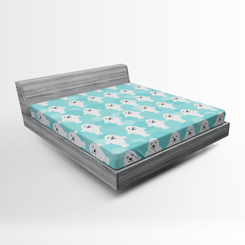 Microfiber Jersey Knit Fitted Sheet, European Kingsize (160 x 200cm)