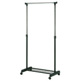 Fredric 32.7'' Metal Rolling Clothing Rack