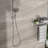 Brushed Nickel 5" Dual Shower Head With Handheld And Adjustable Slide Bar - 5 Different Settings For Enjoyable Bathing In Ways To Customize Experience