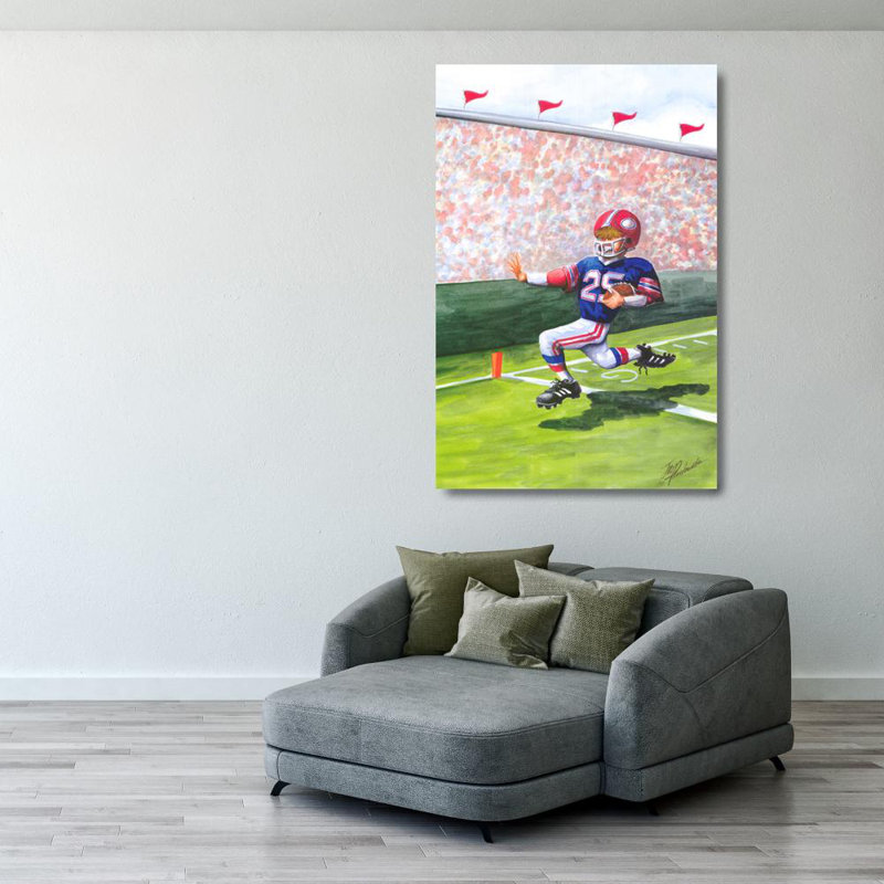 Touchdown, 40" H x 27" W