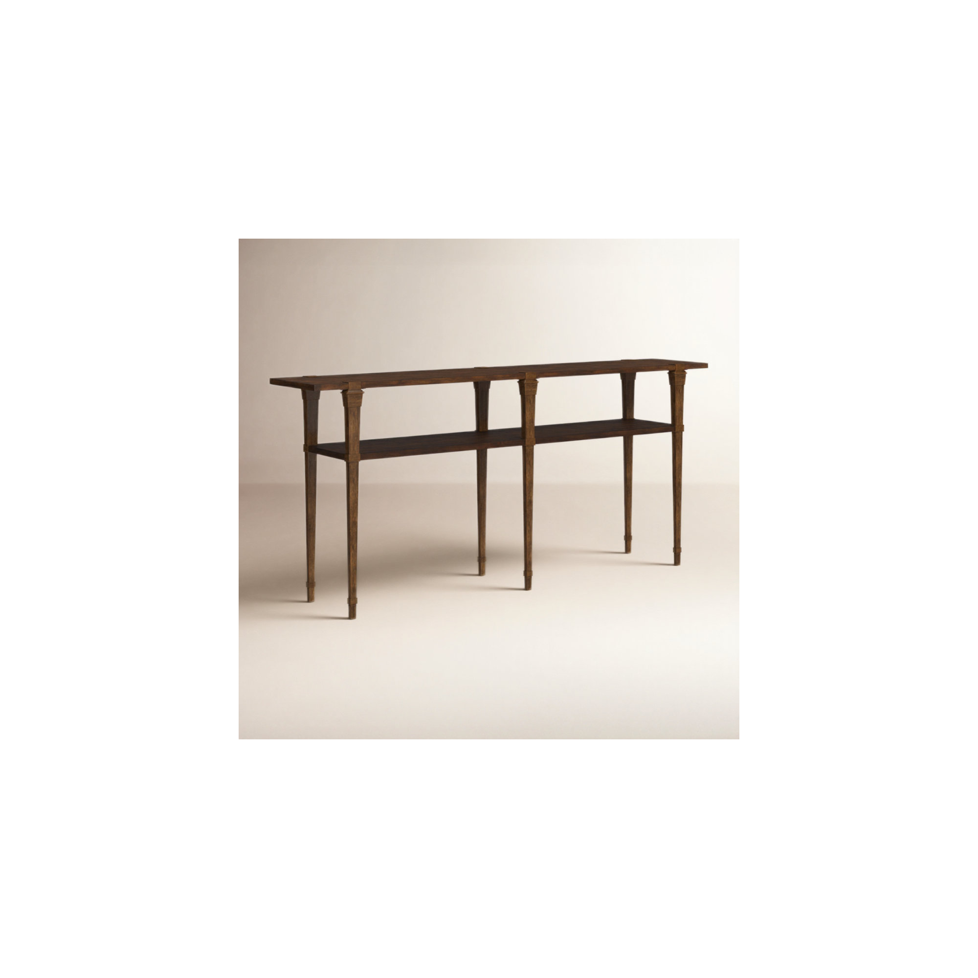 HomeAccent 80'' Solid Wood Console Table