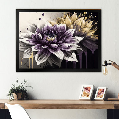 «Dahlia Flower II», reproduction sur toile