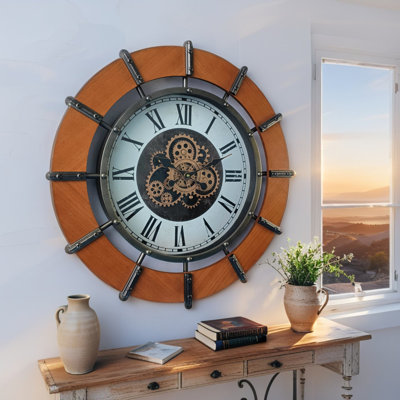 Solid Wood Wall Clock