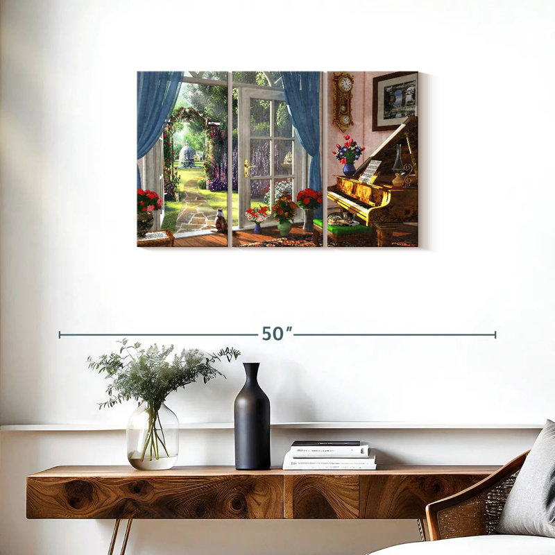 Lilie Room View, 20" H x 33" W