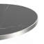 Table bistro ronde de 31,5 pouces avec plateau en faux marbre et plateau en métal robuste, facile à assembler, diamètre de la structure en métal robuste-1938207532-1938207506