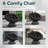 Ariyelle Swivel Papasan Accent Chair with Extra Thick Cushion for Ultimate Comfort-88730977-88730978-132490086