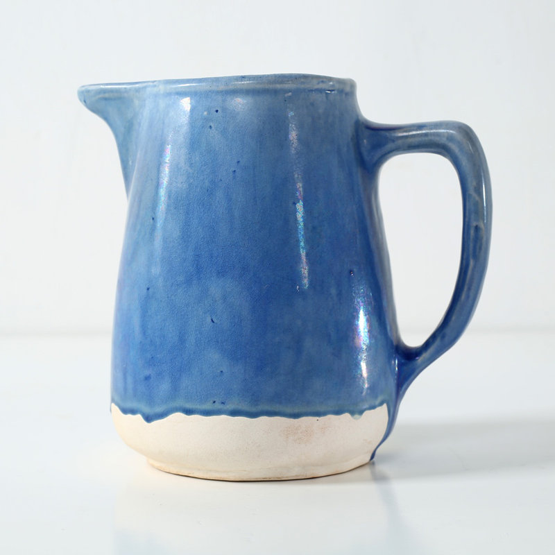 Approx. 6 Inches High Blue Pitcher (4.3" Opening)