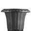 Lot de 2 jardinières en plastique de 67 cm (26,4 pouces), pots de fleurs classiques pour porche