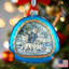 4'' Handmade Glass Animals Holiday Shaped Ornament