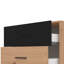 Carnstroan 128.5cm W Bilaminate Chipboard Bedside Table