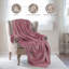 Couverture décorative en molleton moelleux uni ou à pois de qualité supérieure ‑ literie de poids moyen douce et décorative-1578988228-1495739941