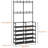 5 - Tier Entryway Coat and Shoe Rack Bench with 8 Hooks-1497915442