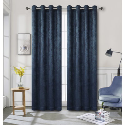 Eruh Semi Sheer Curtain Pair