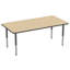 Table d'activité rectangulaire à hauteur réglable en forme de T-99018375-99069332-42177786