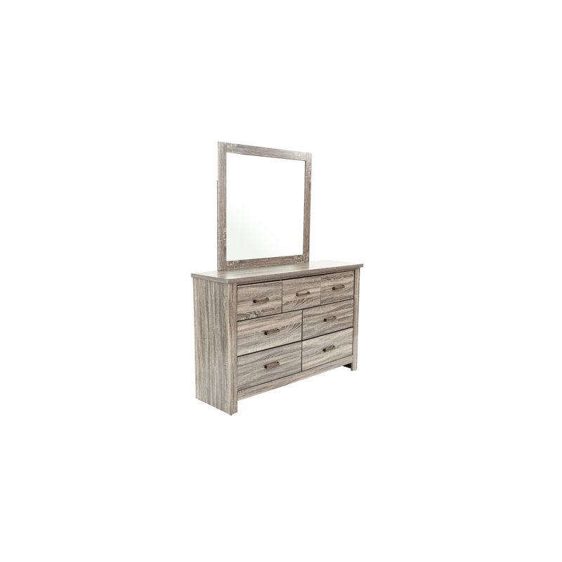 DRESSER en chêne gris, Brun / Gris