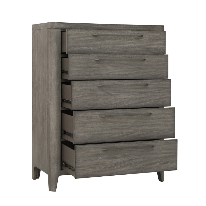 Griffith Brown 5-Drawer Mid-Century Modern Dresser