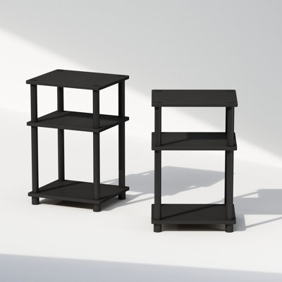 Akintayo 34.04cm W Plastic Bedside Table