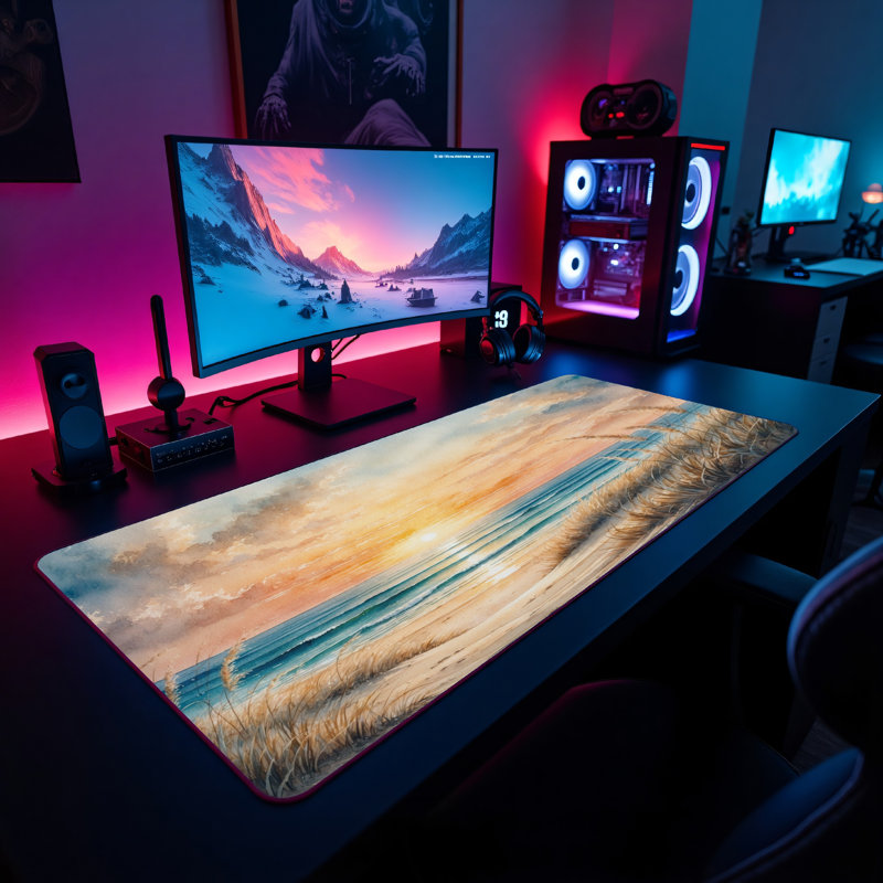 Polyester Desk Pad, 31.5x15.5