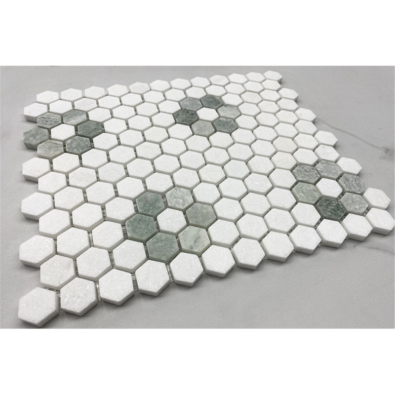 10" x 11" Marble Mosaic Sheet Subway Wall & Floor Tile