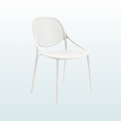 Ensemble de 4 chaises de patio moderne