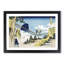 The Suspension Bridge by Katsushika Hokusai - Picture Frame Painting Print-55640295-55640294