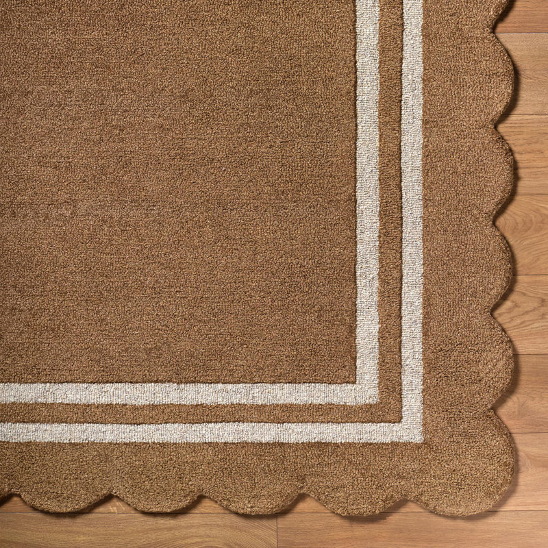 Tapis touffeté à la main Orville, Tapis de couloir 2 pi 6 po x 8 pi