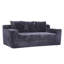 Sofa deux places sans ossature en velours côtelé-1004985355